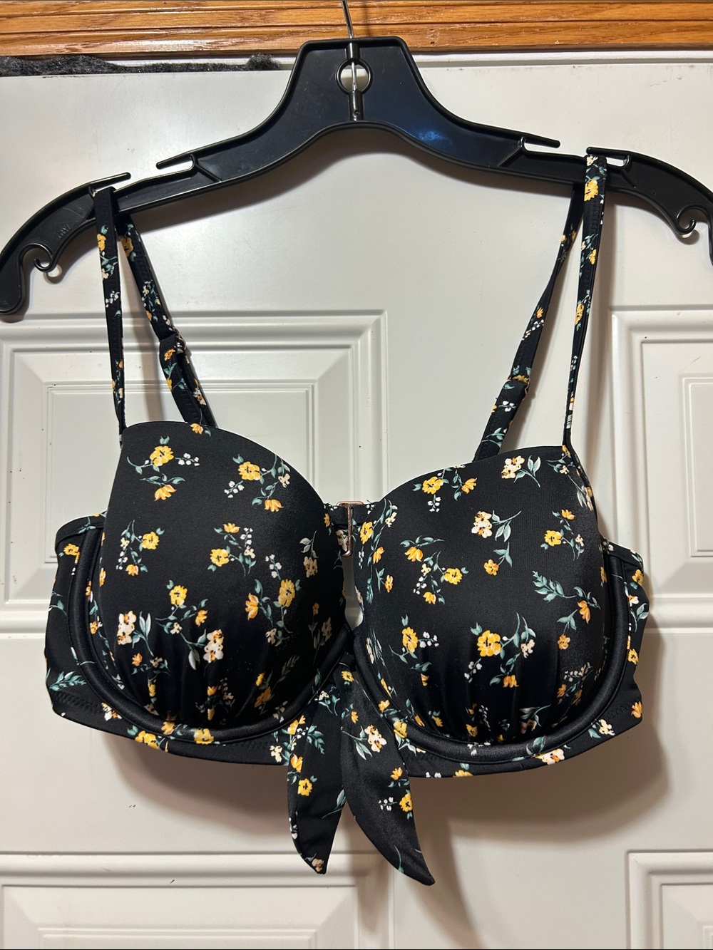 Floral Underwire Bikini Top 34D